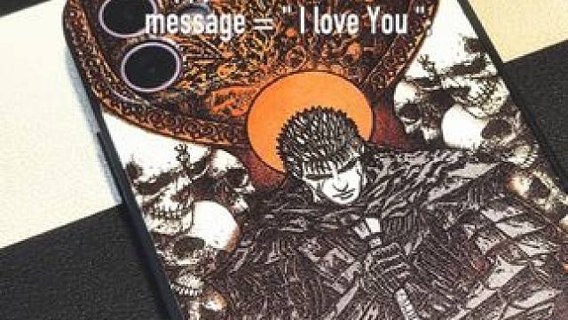 嘎子是真的帅，剑风传奇格斯，黑魂大剑玩家的信仰 剑风传奇嘎子手机壳真帅
#手机壳 #手机 #数码科技