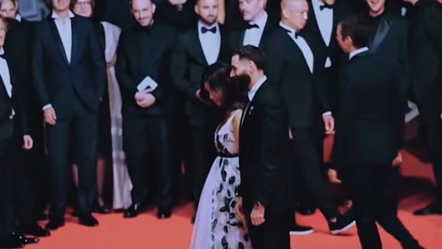 本泽马带新任18岁女友现身戛纳电影节