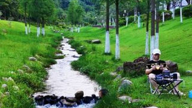 广州小新疆这个夏天的快乐源泉！露营溯溪玩水全免费，小车直达草地边！#旅行推荐官 #治愈系风景 #露营