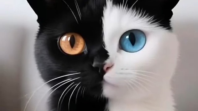 猫怎么两只眼睛不一样？