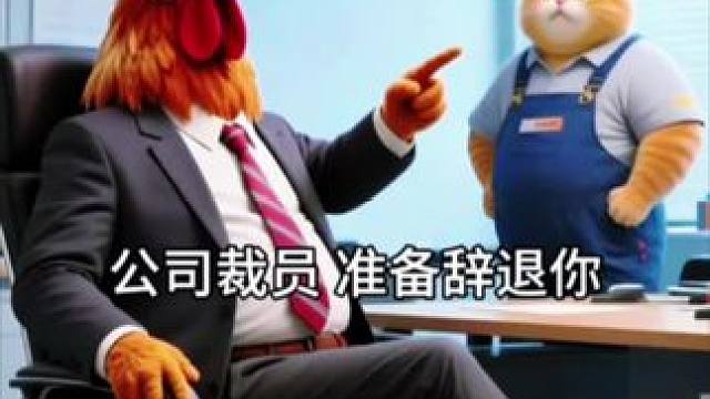 胖橘被老板裁员，结局太搞笑了#创作者扶持计划 #原创视频 #原创动画 #萌宠出道计划 #橘猫还是那个