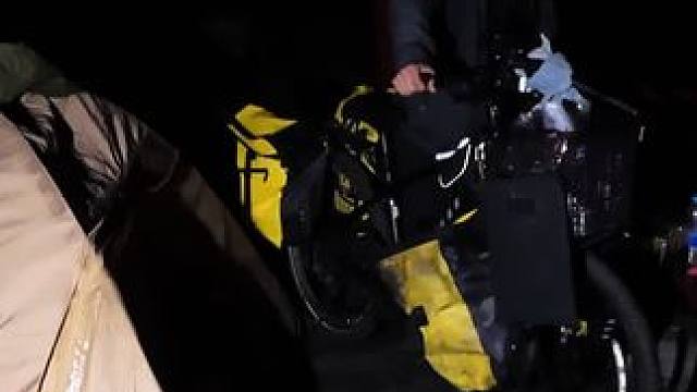 骑行陕西，没吃饭翻越20多公里秦岭山脉，精疲力尽到顶进太白县 #vlog日常 #骑行vlog #户外