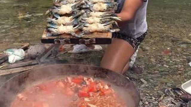 户外野餐 #我的乡村生活 #原创视频 #户外烧烤野炊 #农村美食记录生活