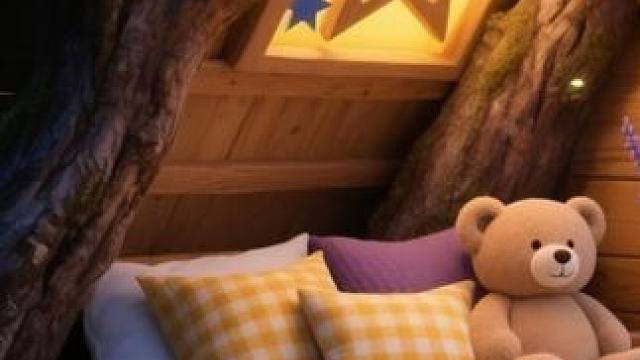 当暴风雪来时，就住在这个温暖小屋里休息吧 #好好睡觉 #助眠视频 #解压助眠 #白噪音 #温馨小窝