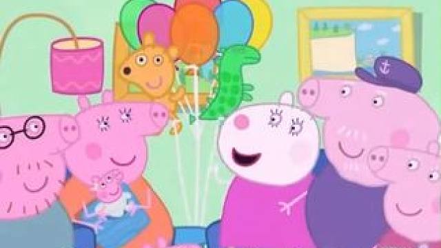 小猪佩奇换片头了！ #小猪佩奇  #动画片 #佩奇一家