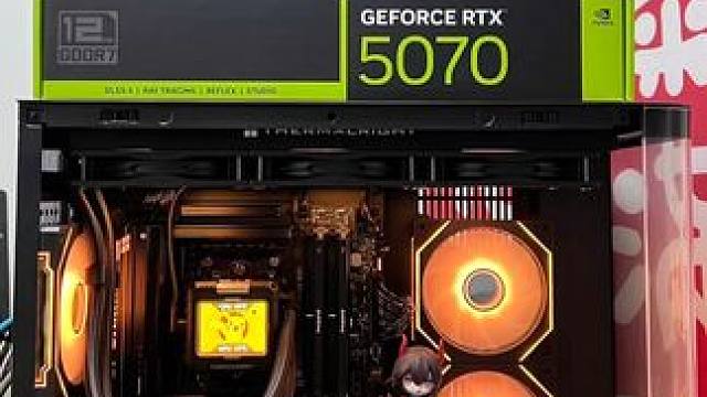 9800X3D➕5070一万多预算曲面游戏海景房主机配置 #diy电脑 上海买电脑，DIY电脑，实体