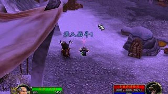 冬泉谷，两术士争霸不休（2） #魔兽世界巫妖王终章版本上线 #魔兽世界怀旧服攻略 #魔兽世界怀旧服实