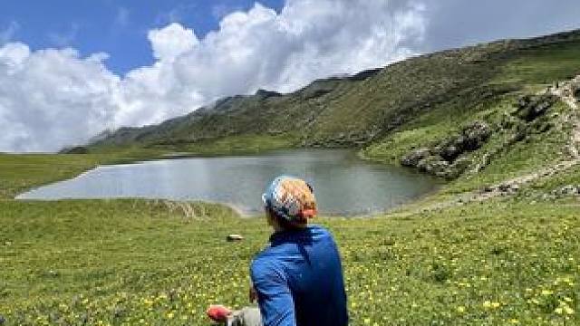 6.27九顶山实况，去了三次终于看到了花海 #九顶山 #川西美景 #户外徒步登山 #保持热爱奔赴山海