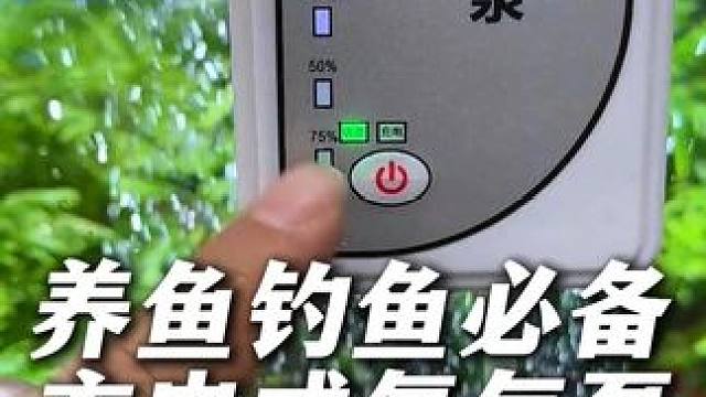 这个充电式增氧泵，在家里停电或者没人的时候说不定能救鱼一命！ #增氧泵 #鱼缸增氧 #鱼缸氧气泵 #