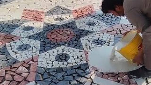 庭院地坪施工技术！ #庭院设计 #小院改造 #庭院施工 #手艺匠人 #手工打造