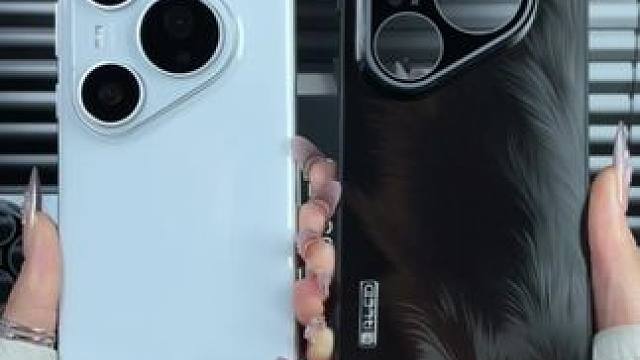 华为pura80pro流光羽纹手机壳，带镜头膜，不沾指纹 #华为pura80手机壳#华为pura80