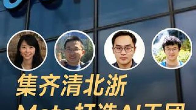 集齐清北浙，Meta打造AI天团，核心人才一半是华人 #Meta  #AI  #中国科技  #科技 