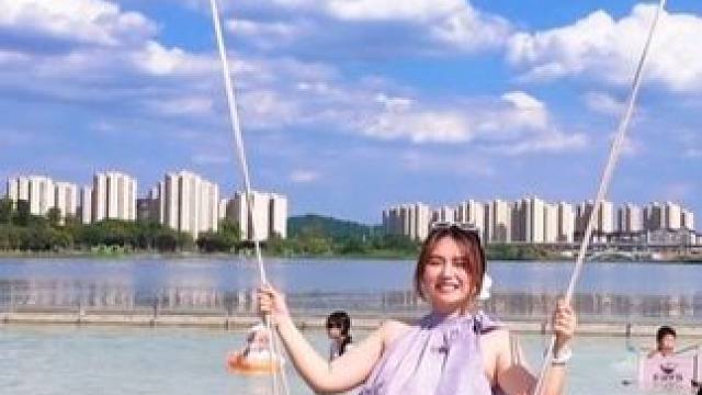 赶快来遂宁这座宝藏小城解锁愉快的假期～夏日的清凉吧～#亲子游玩好去处 #成都周边游 #遂宁 #dou