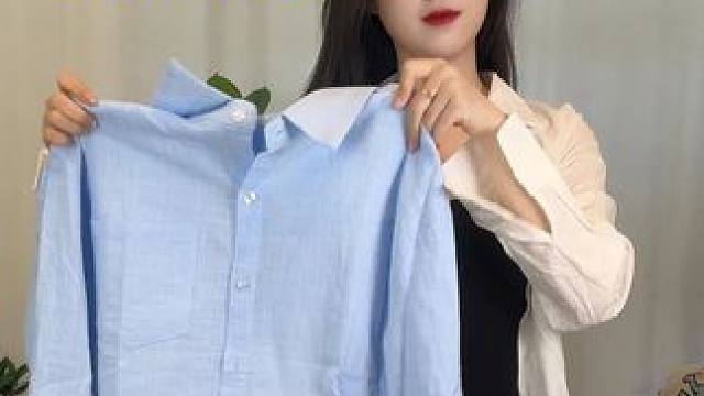 衬衫的尽头是白衬衫，棉麻穿搭不挑人，通勤外出都适合还能防晒 #棉麻衬衫 #通勤穿搭  #老钱风穿搭 