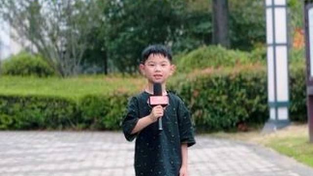 #小主播说节气 ❤️户外课堂可以给孩子不一样的锻炼和体验感，走出教室，寻找更好的自己