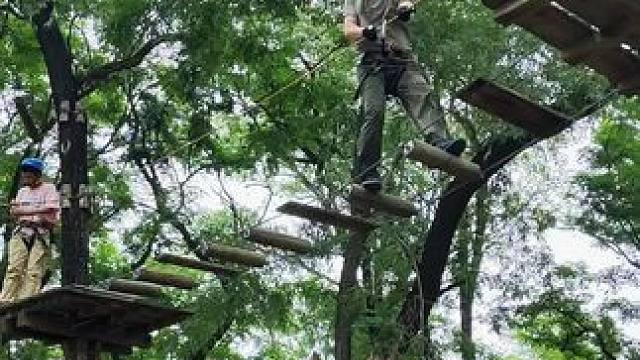 #丛林探险 #天然氧吧 #户外运动 #高空挑战