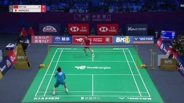 #羽毛球 #比赛现场 #石宇奇#奈良冈功大 #男单