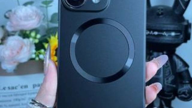 OPPOreno14pro超薄磁吸无边框手机壳，磨砂裸机手感 #opporeno14手机壳#oppo