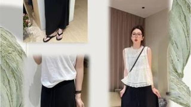 可艾女装 简直是梨形身材的救星！高腰A字版型直接把胯宽腿粗一键消除#可艾女装 
#显瘦穿搭  #梨形