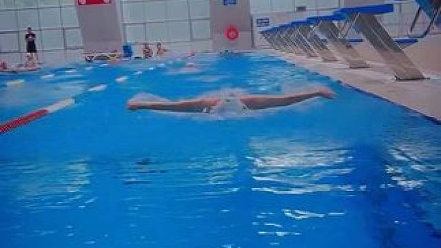 沉浸式欣赏蝶泳动作，简直不要太丝滑了吧 #蝶泳 #游泳 #游泳训练 #游泳训练