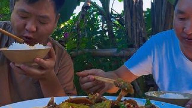天热解暑下饭菜鸭子烧苦瓜，地道农家菜，下饭一绝！ #我的乡村生活 #家常菜 #新农人计划2025 #