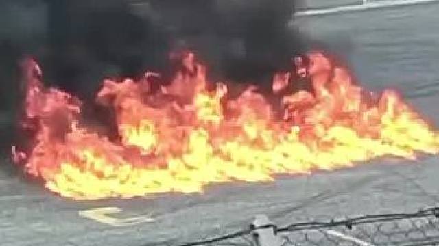 《赛车英雄》特技表演“烈焰行者”，现场感受更震撼，特技动作请勿模仿！#我要曝光这家店