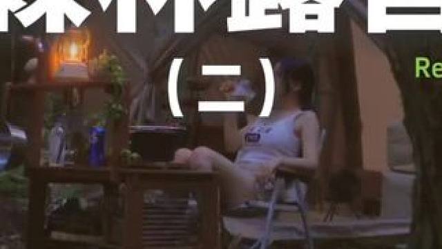 森林露营（二）幽静的森林真是放松的好去处~#露营 #解压 #助眠 #萌宠 #户外露营