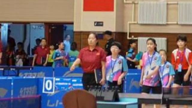 2025全国少儿乒乓球锦标赛预赛第三站女子组比赛开幕式现场 #乒乓球爱好者 #乒乓球比赛 #乒乓球精