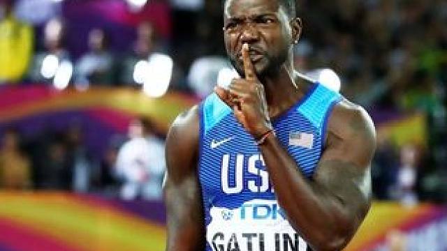 9秒74战神回来了！比肩博尔特的男人复出，人类40岁百米纪录危在旦夕 #田径 #加特林 #博尔特