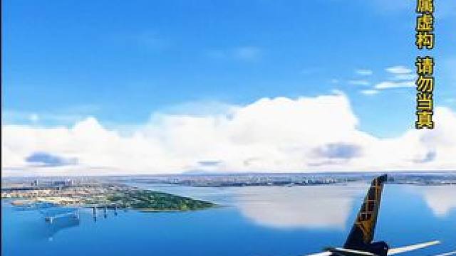 模拟器：飞机即将坠海#飞机模拟器 #游戏