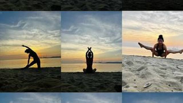  日出瑜伽，是和自己的第一份约定
四点爬起来拉开窗帘时，晨雾还没散，天边已经洇开一片温柔的粉。
以前