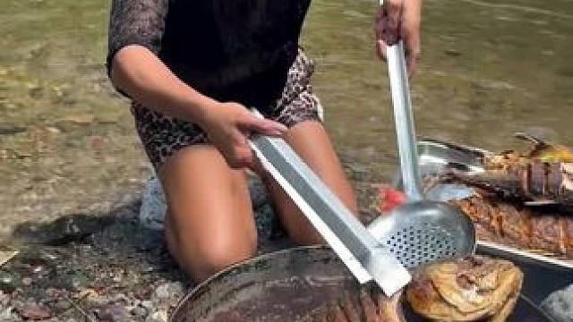 海边️野餐 #海边野餐 #我的乡村生活 #海边度假 #户外野炊#乡村味道