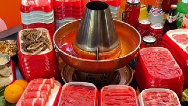 #丽水未来城 新开的老北京铜锅涮肉自助，第一波119！来了就能吃回本！#新店开业 #把价格打下来 #