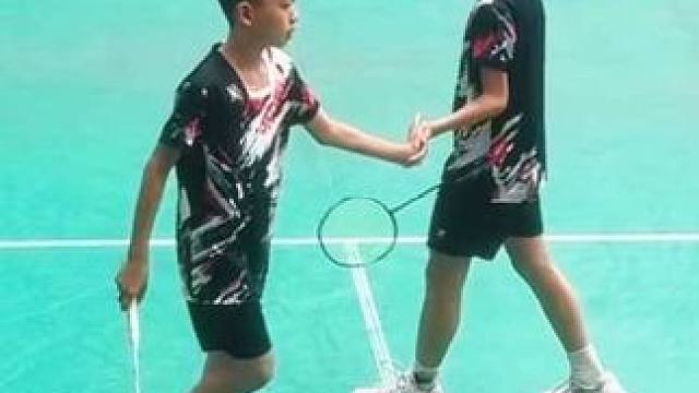 有幸遇见，志同道合，旗鼓相当 #羽毛球 #廖百川 #百川联名冲击之刃