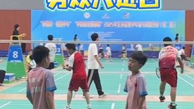 止步八进四，最后获得男双第五名～ 发现问题，解决问题，继续努力吧！
#羽毛球 #廖百川 #百川联名冲