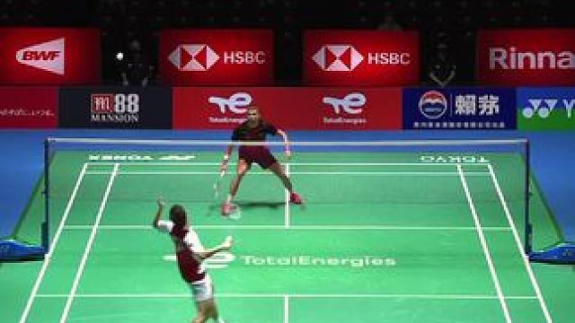 2022世锦赛男单：石宇奇vs格姆克 #瓜子二手车 #羽毛球 #石宇奇