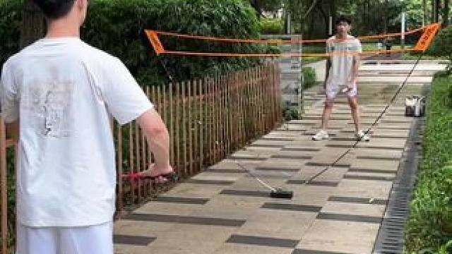 几十块钱全款拿下便携式羽毛球网架 #羽毛球 #便携式羽毛球网架#羽毛球网架 #户外运动 #运动健身