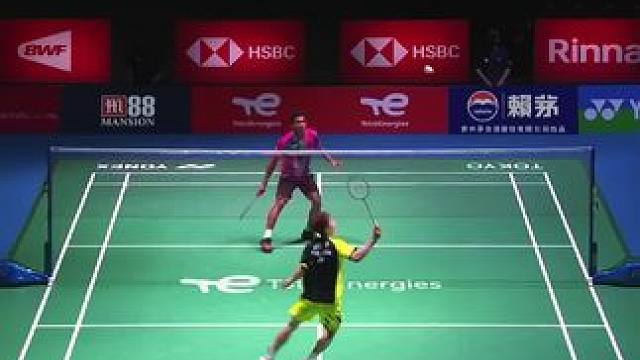 回顾2022世锦赛男单：黄智勇大战兹科 #瓜子二手车 #羽毛球