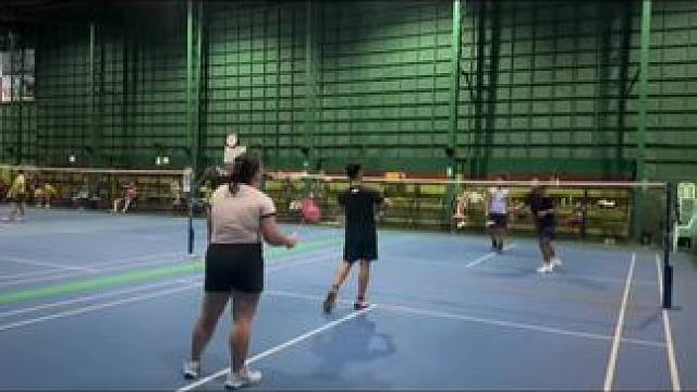 是不是你做梦都想得到的混双#羽毛球 #打羽毛球女生#杀球#享受羽毛球带来的快乐#混双搭档