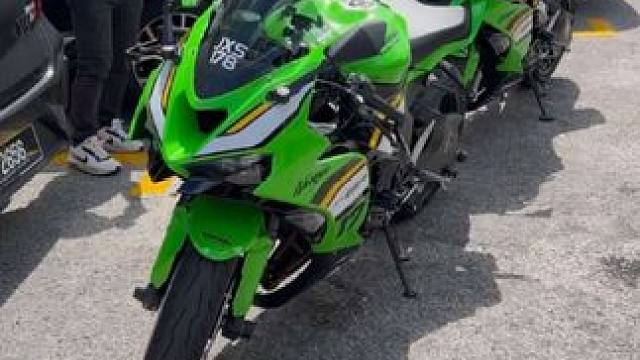 有时候都不能用帅来形了。 #川崎#川崎小牛#川崎ZX636
