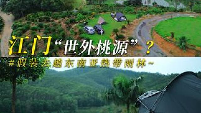 在热带雨林露营？一杯咖啡，俯瞰半岛湖风景 开车直达营地旁边，直接扎营，有电源、有厕所~
广佛周边，出