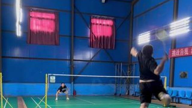 羽毛球腰腹发力慢动作教学细节干货 