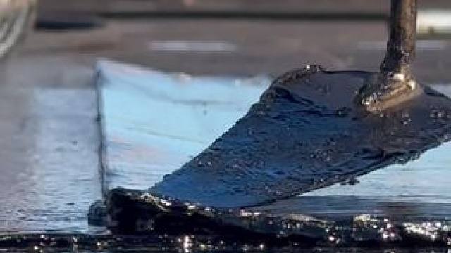 油脂丰富的三层防水施工！ #制作过程 #防水补漏 #施工工艺 #工匠精神