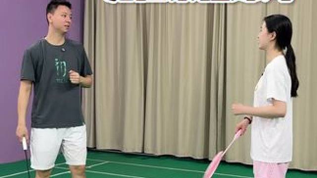 告别丑动作，女生学羽毛球，先把架拍练对 #羽毛球教学 #羽毛球架拍 #羽毛球技术动作