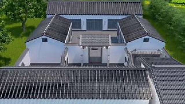 农村旧房改造 农村旧房改造中式二进四合院#旧房改造#农村自建房