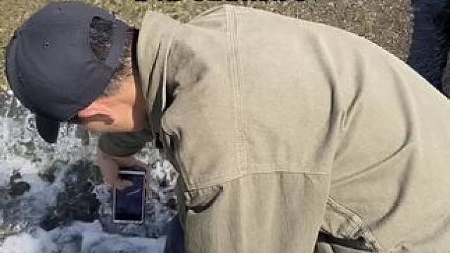 看到流水试试这样拍太美了#手机摄影 #拍摄技巧 #流水 #聆听大自然的旋律 #治愈系风景