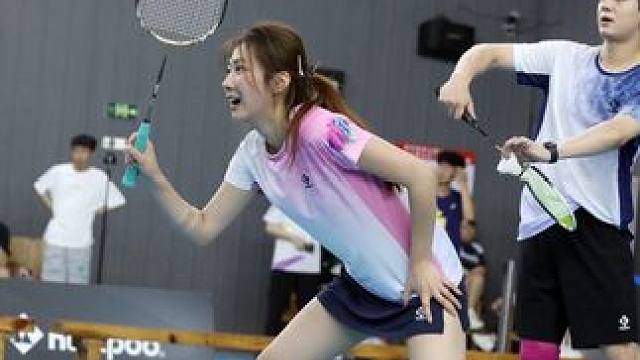 混双我现在真的会打一点了 #苏羽 #苏羽百分大战