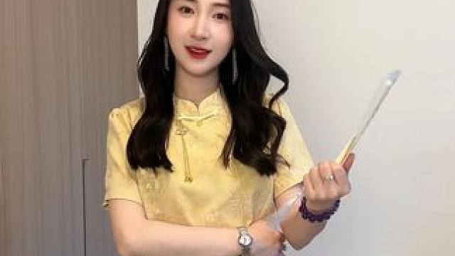 建议偏小号拍哦，真的很宽松很大！能遮肉肉的旗袍裙 #旗袍 #显瘦 #大码女装 #穿搭分享 #裙子