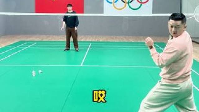 推压后的站位选择 #羽毛球 #羽毛球教学 #运动日常