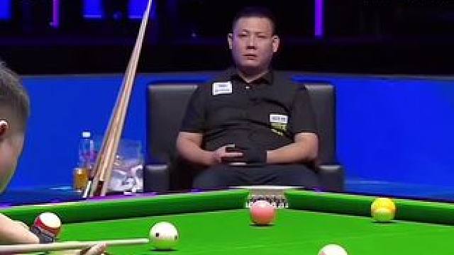 中式八球乔氏大师，胜部决赛，赛点百年一遇大小王对决。#中式八球 #郑宇伯VS楚秉杰 #世界冠军 #乔